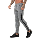 Classic Men Lattice Suit Pants 2020 Summer Thin Plaid Suit Trousers Casual Business Vintage Formal Pants For Wedding Party 2020