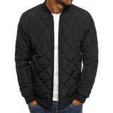Mrmt 2020 marca masculina casacos de algodão acolchoado cor sólida jaqueta masculina rhombus costura algodão homem jaquetas casaco para masculino