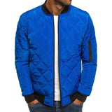 Mrmt 2020 marca masculina casacos de algodão acolchoado cor sólida jaqueta masculina rhombus costura algodão homem jaquetas casaco para masculino