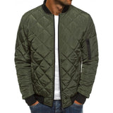 Mrmt 2020 marca masculina casacos de algodão acolchoado cor sólida jaqueta masculina rhombus costura algodão homem jaquetas casaco para masculino