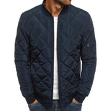 Mrmt 2020 marca masculina casacos de algodão acolchoado cor sólida jaqueta masculina rhombus costura algodão homem jaquetas casaco para masculino